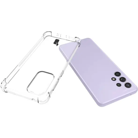 Bizon Case Clear Pack case + 2x screen glass + lens glass Samsung Galaxy A33 5G clear