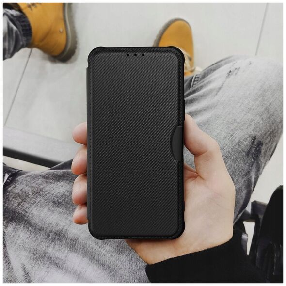 OEM Kabura RAZOR Book do IPHONE 15 Pro Max czarny