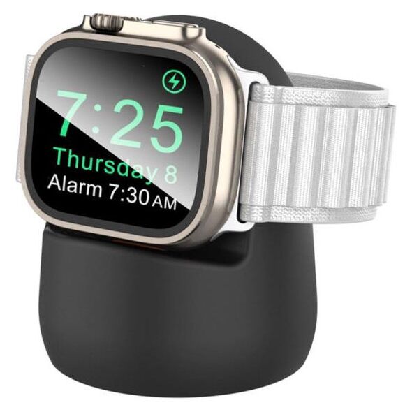 Βάση Φόρτισης Premium Silicone Ahastyle PT195 Apple Watch Ultra Σκούρο Γκρι 742089321699 742089321699 έως και 12 άτοκες δόσεις