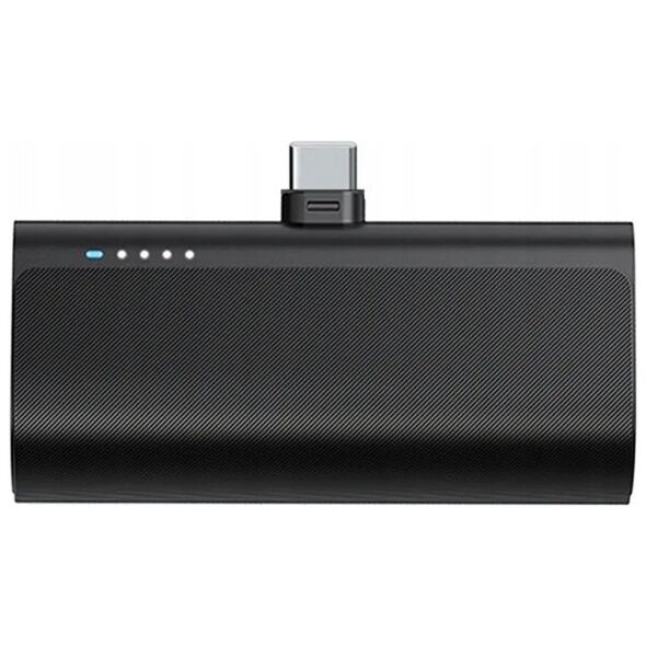 BLUE STAR powerbank 5000 mAh z wbudowanym złączem Typ C 2,1A W0556 czarny