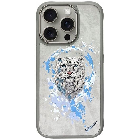 Etui Nimmy Wilk do iPhone 16 Pro Max      jasnoszary