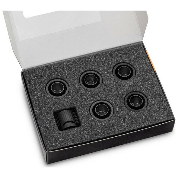 EK Water Blocks EK Water Blocks EK-Quantum Torque STC 10/16 - 6er-Pack, schwarz