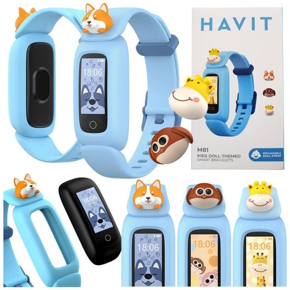 Smartband Havit M81 Niebieski