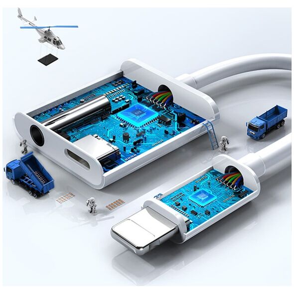 Adapter AV Joyroom Adapter Audio Lightning / 3.5 mm Joyroom S - Y105 (biały)