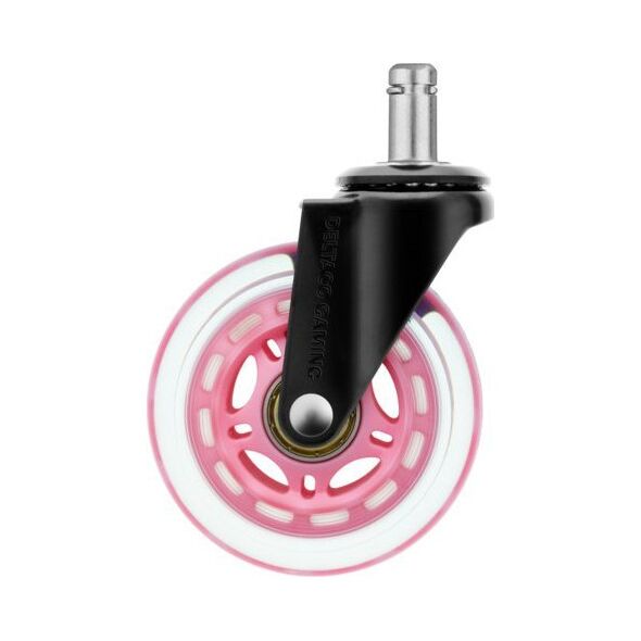 Deltaco Kėdės ratukų rinkinys πολυθρόνα DELTACO GAMING, rožinis / GAM-157-P 13227368 7333048060006