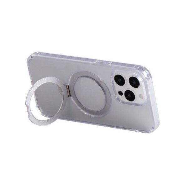 Joyroom Magnetyczne etui ochronne z uchwytem Joyroom JR-BP004 do iPhone 15 (transparentne)