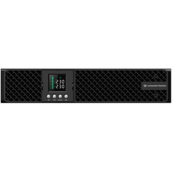UPS Conceptronic Conceptronic ZEUS51E1K zasilacz UPS Podwójnej konwersji (online) 1 kVA 1000 W 8 x gniazdo sieciowe