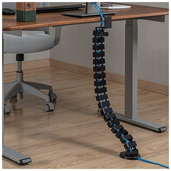 LogiLink LogiLink Flex. Kabelkanal - Klemmvers. - 1347x129mm schwarz