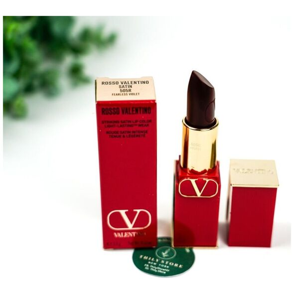 Valentino Valentino, Rosso, Σατέν Φινίρισμα, Κρεμ κραγιόν, 505R, Ξαναγεμιζόμενο, 3,5 g Για γυναίκες 14240136 3614273228886