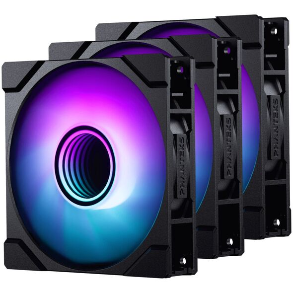 PHANTEKS M25 Gen2 PWM D-RGB Lüfter, 3er-Pack - 140mm, schwarz