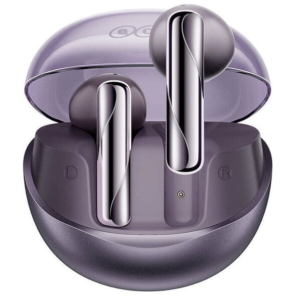 QCY T32 Słuchawki AilyBuds Clear TWS fioletowe