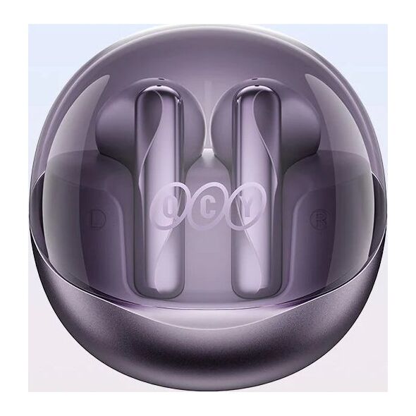 QCY T32 Słuchawki AilyBuds Clear TWS fioletowe