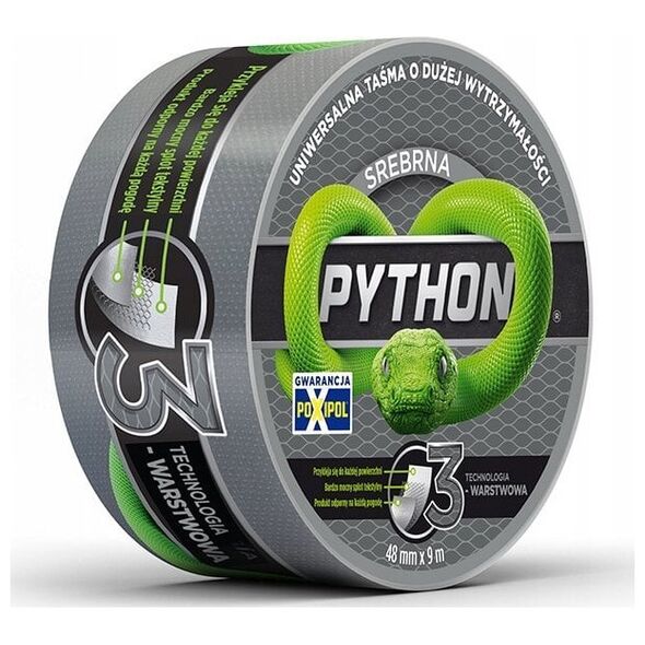 TAÅMA DUCT TAPE PYTHON SREBRNA 44MM*9M