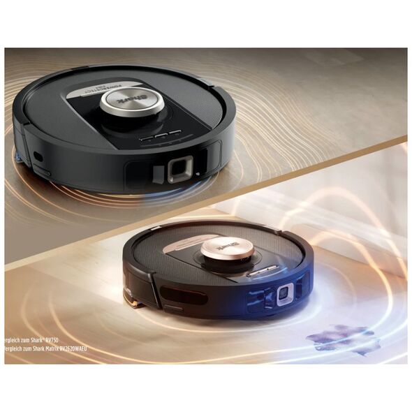 Shark RV2800ZEEU robot vacuum cleaner with mopping function, black