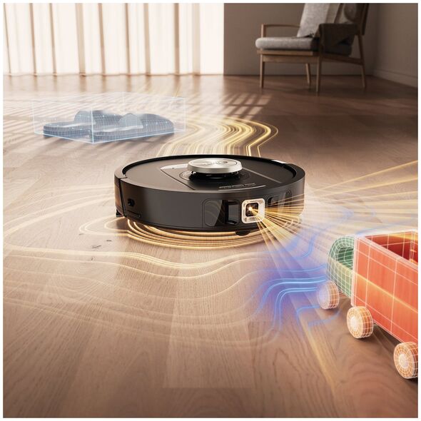 Shark RV2800ZEEU robot vacuum cleaner with mopping function, black