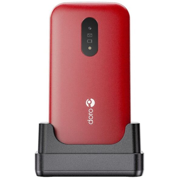 Doro 2820 4G without power supply red