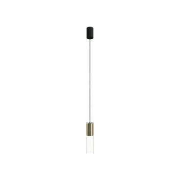 Lampa wisząca Nowodvorski Nowoczesna lampa wisząca Cylinder 7868 zwis do salonu mosiądz