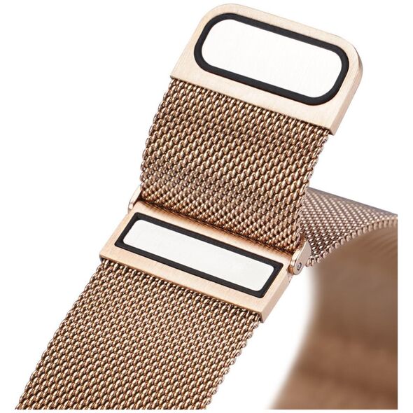 Dux Ducis Dux Ducis Magnetic Strap pasek do Watch 7 / 6 / 5 / 4 / 3 / 2 / SE (45 / 44 / 42mm) magnetyczna opaska złoty (Milanese Version)