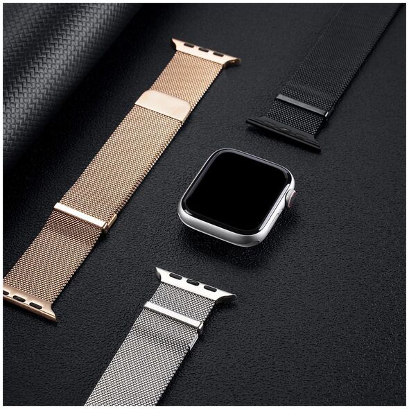 Dux Ducis Dux Ducis Magnetic Strap pasek do Watch 7 / 6 / 5 / 4 / 3 / 2 / SE (45 / 44 / 42mm) magnetyczna opaska złoty (Milanese Version)