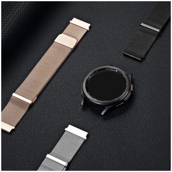 Dux Ducis Dux Ducis Magnetic Strap pasek do Samsung Galaxy Watch / Huawei Watch / Honor Watch / Xiaomi Watch (22mm band) magnetyczna opaska złoty (Milanese Version)