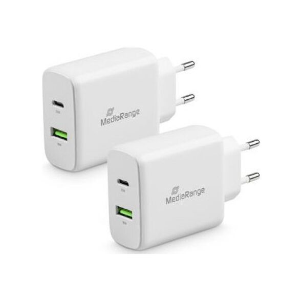 Ładowarka MediaRange POWER ADAPTER USB/USB-C 43W/MRMA113 MEDIARANGE