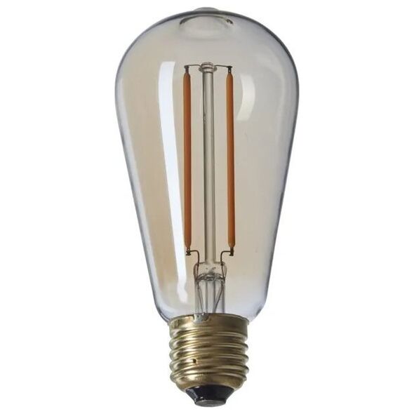 nielsen_light DEKOPÆRE LED 2W DROP DELUXE Ø64 MØRKTONET GLAS 14242275 5703701962558