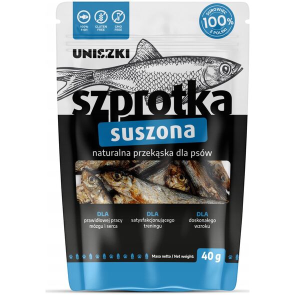 UNISZKI Szprotka suszona 40g