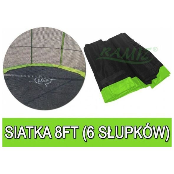 Siatka do Trampoliny 8FT Zielona