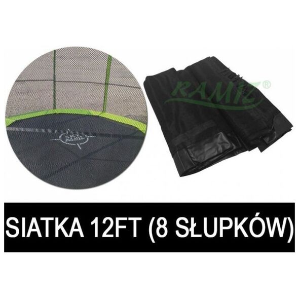 Joko Siatka do Trampoliny 12FT - 8 pól Czarna