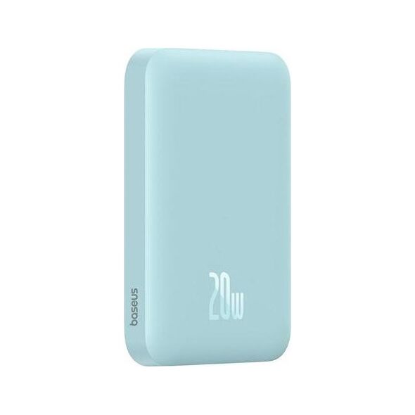 Powerbank Baseus OS-Baseus Magnetic Mini Air Wireless Fast Charge Power Bank 6000mAh 20W Galaxy Blue（With Simple Series Charging Cable Type-C to Type-C (20V/3A) 30cm White)