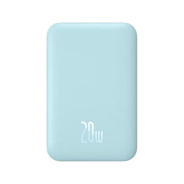 Powerbank Baseus OS-Baseus Magnetic Mini Air Wireless Fast Charge Power Bank 6000mAh 20W Galaxy Blue（With Simple Series Charging Cable Type-C to Type-C (20V/3A) 30cm White)