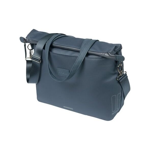 Torba BASIL MANHATTAN COMMUTER BICYCLE LAPTOP BAG, HOOK-ON, 12L, Wodoodporna, Navy (NEW 2025)