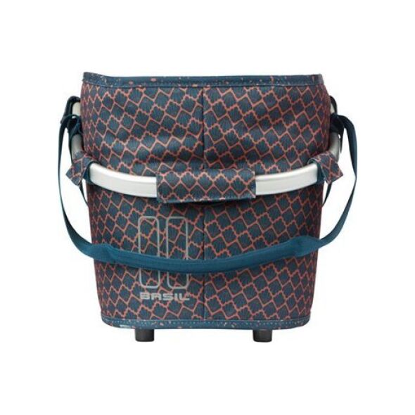 Torba na bagażnik BASIL FLAIR CARRY ALL REAR BASKET, MIK z adapterem do mocowania, 22L, Wodoodporna, Navy (NEW 2025)