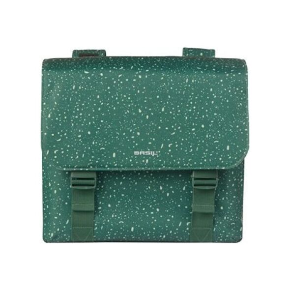 Sakwy BASIL FLAIR DOUBLE BICYCLE BAG, HOOK-ON, 35L, Wodoodporna, Green (NEW 2025)