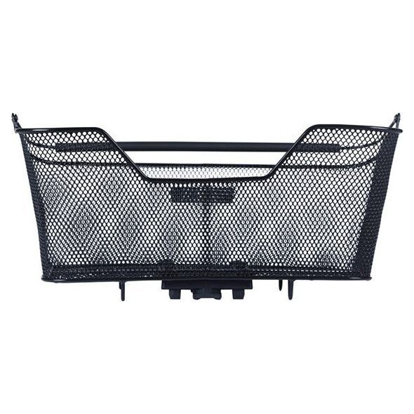 Kosz na bagażnik BASIL BASE XL REAR BASKET, MIK z adapterem do mocowania, Stalowy, Black (Eco Bottom) (NEW 2025)