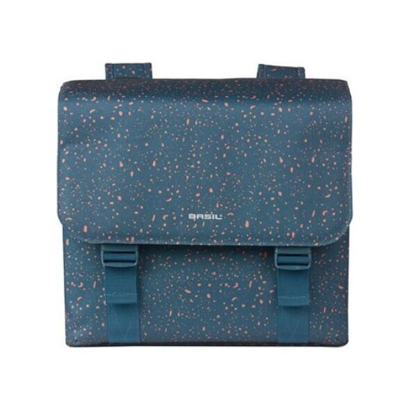 Sakwy BASIL FLAIR DOUBLE BICYCLE BAG, HOOK-ON, 35L, Wodoodporna, Navy (NEW 2025)