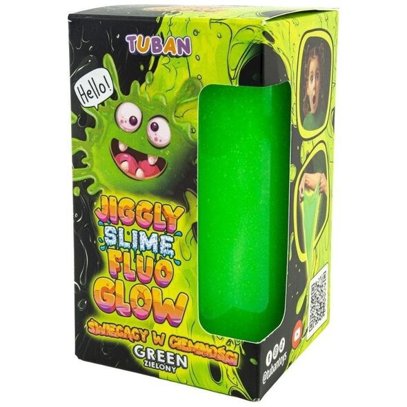 Jiggly Slime Fluo Glow zielony