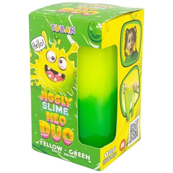 Jiggly Slime Neo Duo żółto-zielony