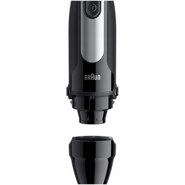 Braun MultiQuick 5 MQ55.254MBK, Immersion blender, 0.5 L, Ice crushing, 1000 W, Black, Stainless steel