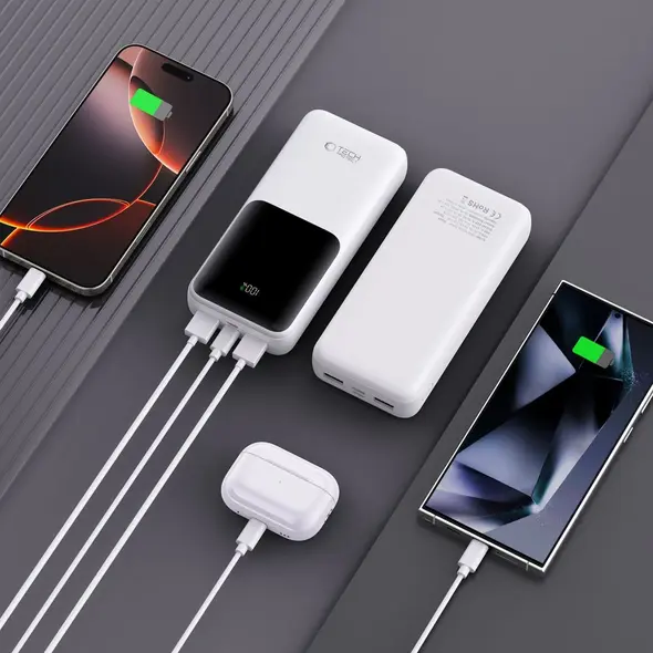 Tech-Protect PB02 Powerbank 20000mAh 22.5W White