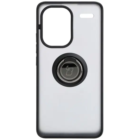 Bizon Case Hybrid Ring Xiaomi Redmi Note 13 Pro+ 5G smoky with a black frame