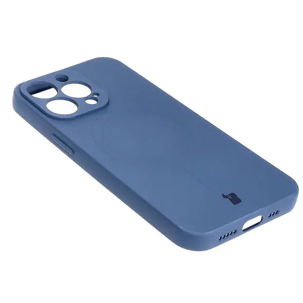 Bizon Case Silicone Magnetic Apple iPhone 13 Pro navy blue
