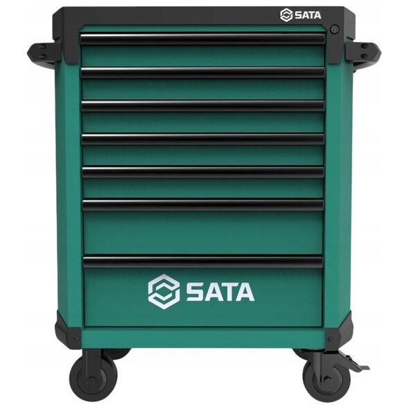 SATA WORKSHOP TROLLEY 7-DRAWERS PRO GREEN 299 pcs.