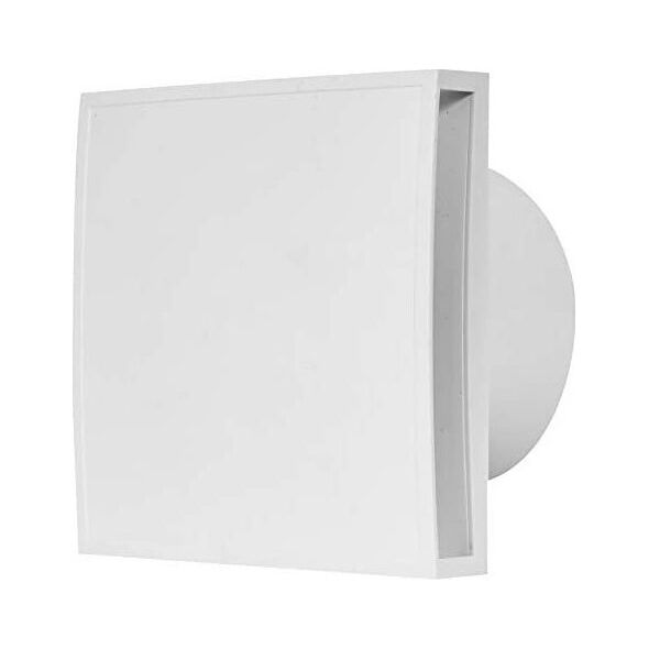 Household fan E-EXTRA EET100HT, DN100, with timer and humidity sensor
