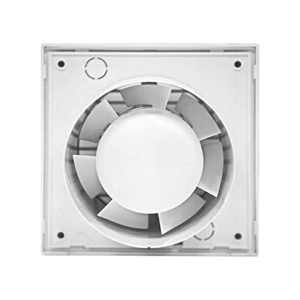 Household fan E-EXTRA EET100HT, DN100, with timer and humidity sensor