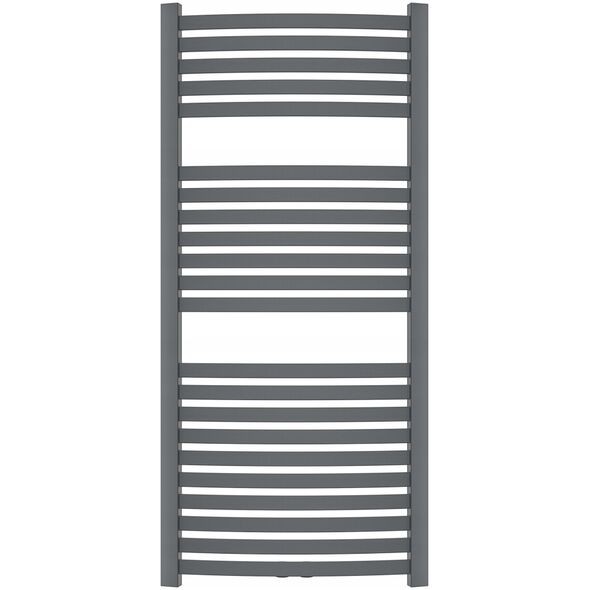 Towel dryer INVENA, 1000 x 540 mm, steel, graphite color.