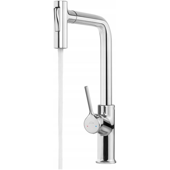 Sink mixer INVENA FARSALA, with pull-out spout, chrome color.