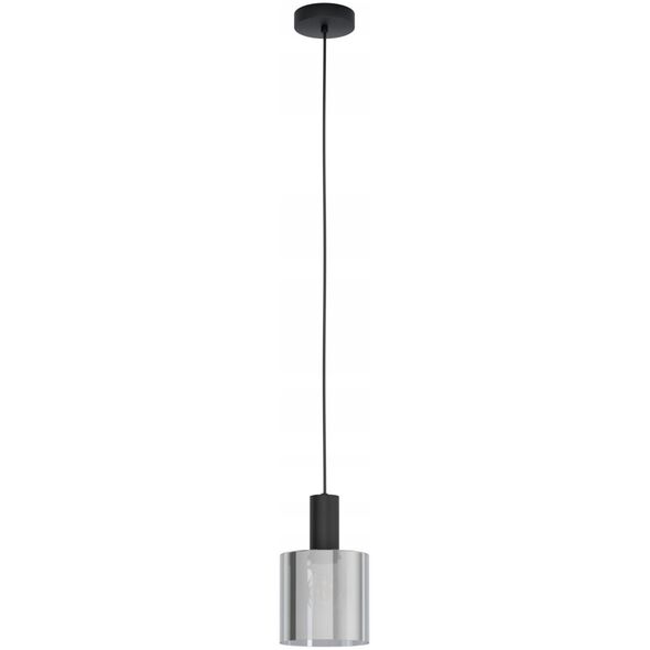 Pendant lamp EGLO Gorosiba, 1 x E27, 40W, black, o15 x h110 cm