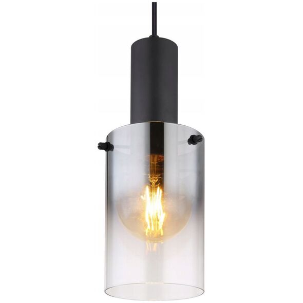 Pendant lamp GLOBO FLORENTINA, 1xE27,40W,230V, metal, black color, o12.5x150cm