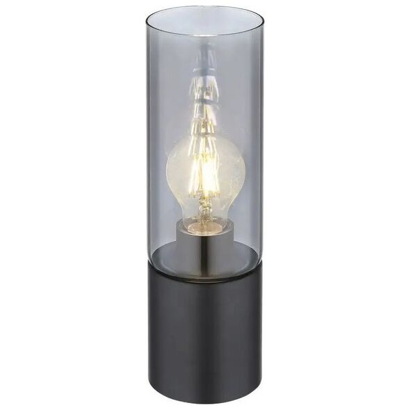 Table lamp GLOBO ANNIKA, 1xE27, 25W, 230V, cable 1.5m, metal, black color, o9x30cm